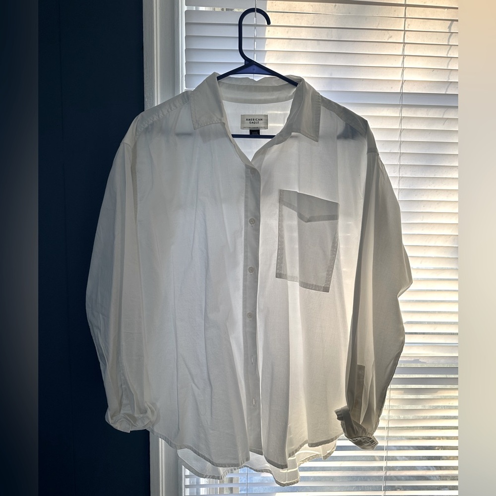 AE oversized button up